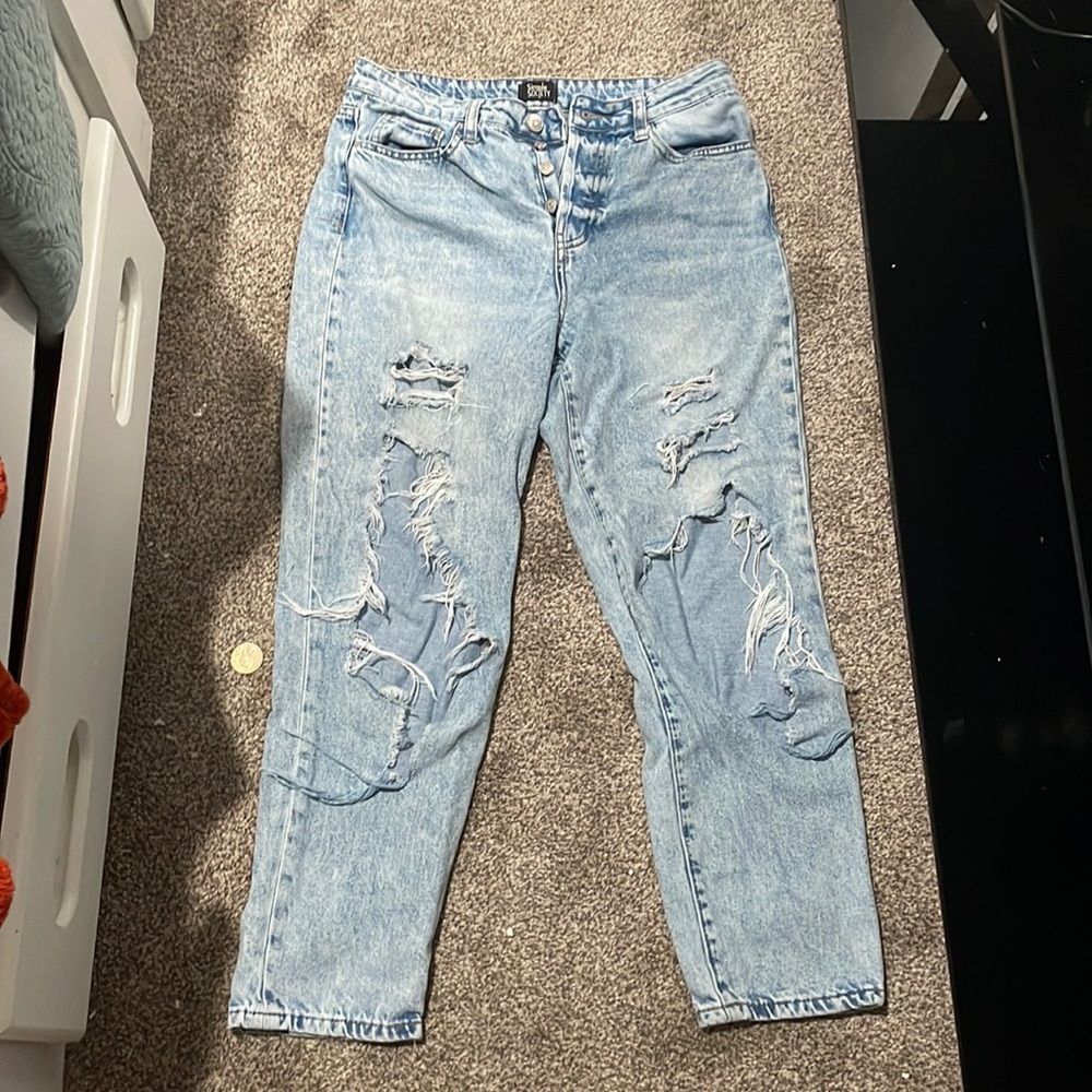 Simple Society small ripped jeans